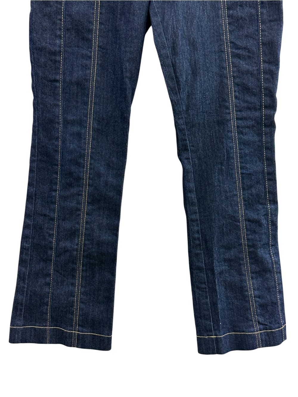 Cinq a Sept 5a7 Loren High Rise Front Zip Dark Wash Crop Jeans Pants size 2 - Picture 9 of 13